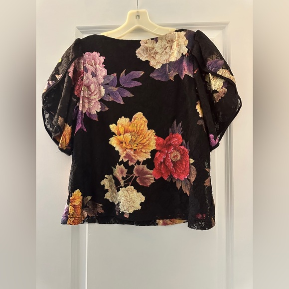 The Odells Floral Lace Top| Sz M - Picture 6 of 11